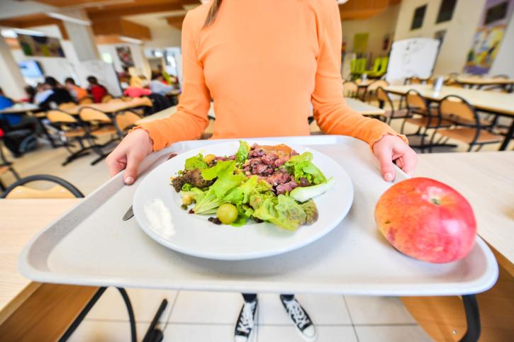 repas à la cantine 