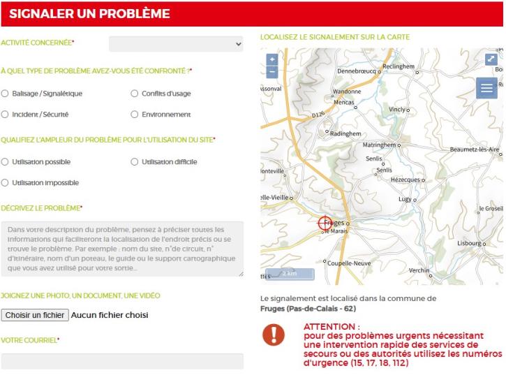 Capture d'écran de l'application Suricate.