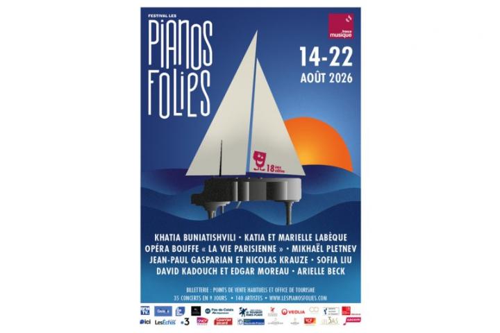 Du 14 au 22 août, la musique des Pianos Folies s’empare du Touquet et de sesalentours