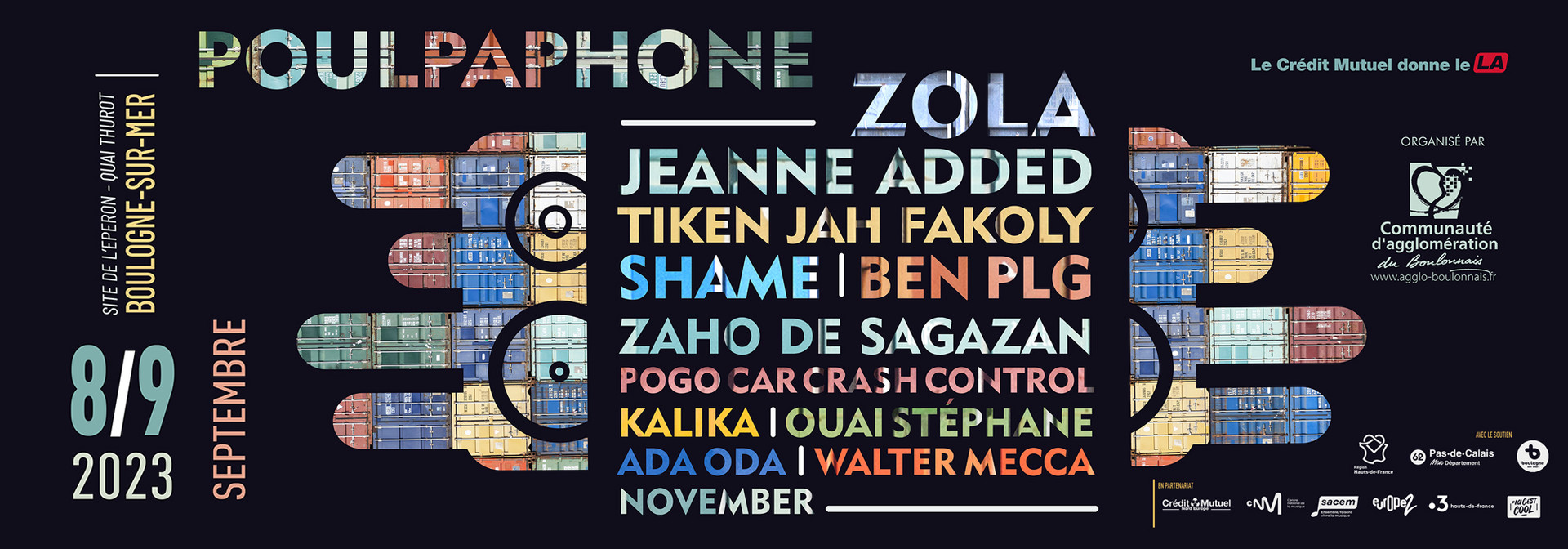 Affiche festival poulpaphone 2023